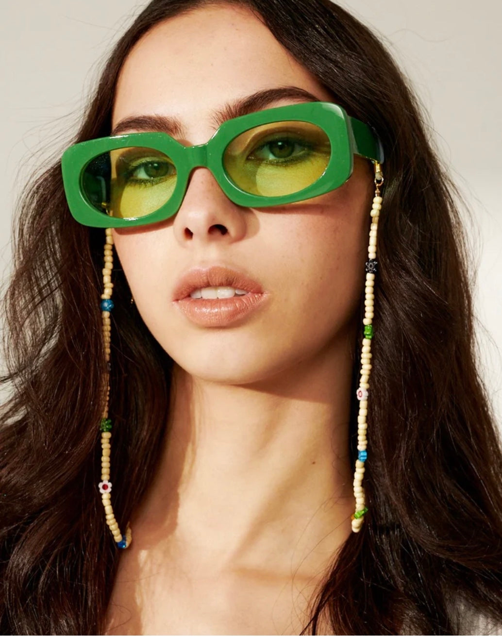 Flower Power beaded sunglasses Chain