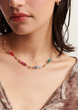 Rye trio beads Summer necklace