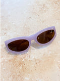 Emilee oval Sunglasses lilac
