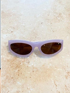 Emilee oval Sunglasses lilac