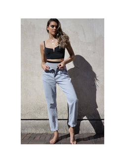 Mom Jeans vintage wash