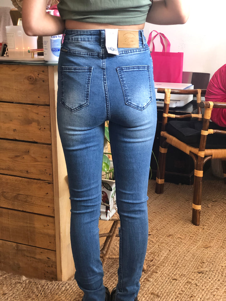 indigo skinny Jeans