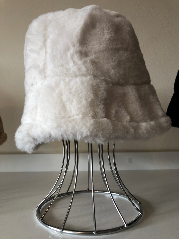 Bucket hat fax fur