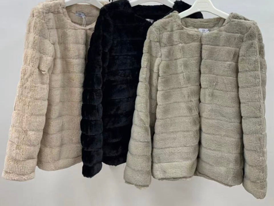Fur midi Jacket