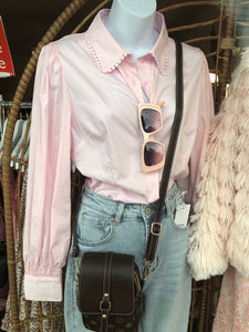Pink detailed shirt
