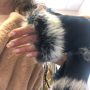 Fur Gloves Fingerless