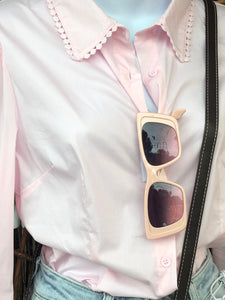 Pink detailed shirt
